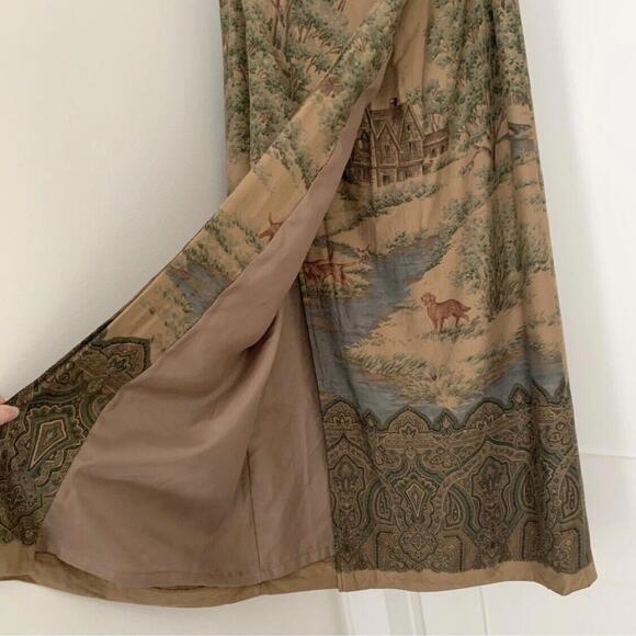 Vintage Womens Polo Ralph Lauren Skirt Western Dog Country Style - Size 16 EUC - Picture 6 of 16